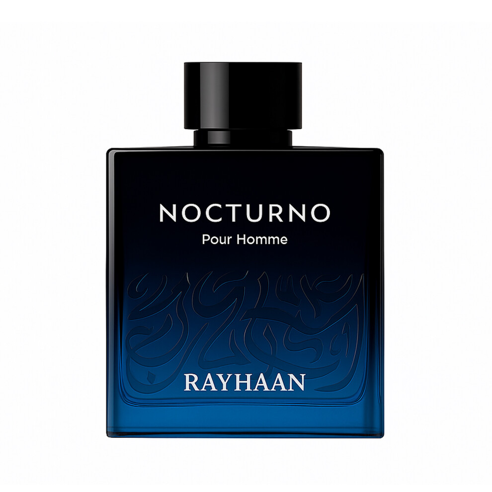 Rayhaan Nocturno Eau De Parfum Men's Perfume 100Ml Spray Bergamot Fragrance