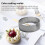 10 Pack Less Steel Tart Ring, -ant Perforated Cake Ring, Round Ring Ba Do 9
