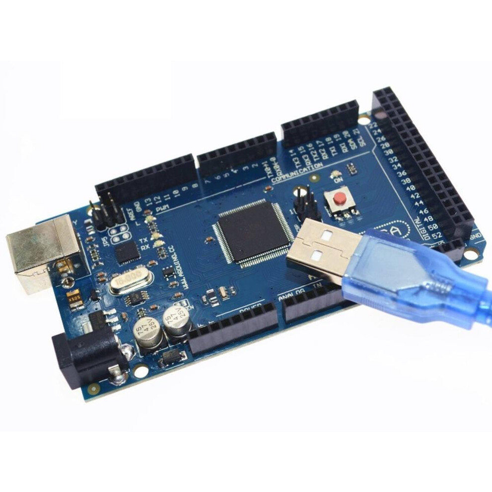 Livraison Gratuite Mega 2560 R3 Mega2560 Rev3 Conseil Atmega256016au Cable Usb Compatible Pour Arduino Mega 2560 R3 820064775955