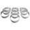 10 Pack Less Steel Tart Ring, -ant Perforated Cake Ring, Round Ring Ba Do 1