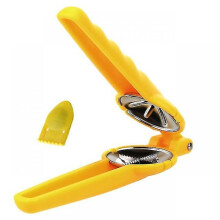(Yellow) Nut Opener Cutter Gadgets Chestnut Clip Walnut Pliers Metal Nutcracker Sheller Kitchen Tools Stainless Steel