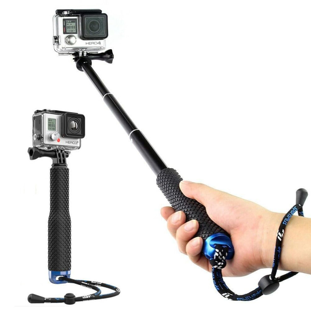 Selfie Stick Extendable Hand Grip Handheld Monopod Aluminum Telescopic Pole (719 Inch) For Gopro 820064776310