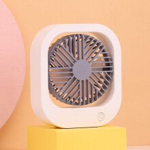 USB Desk Fan, Quiet 5 Speeds Wind Desktop Personal Fan, Mini Fan Table Fan, White