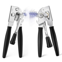2 Pack Can Opener Heavy Duty with Magnet,suitable for All Cans, Cans, Commercial Can Opener with Easy Crank Handle