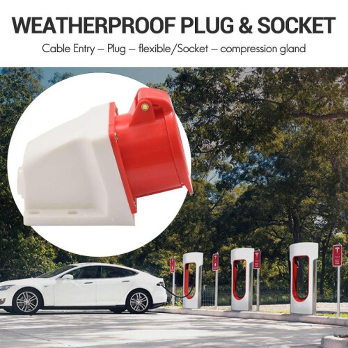 16 Amp 5 Pin Plug Socket Ip44 3 Phase -415v 3p + N + 16a 2