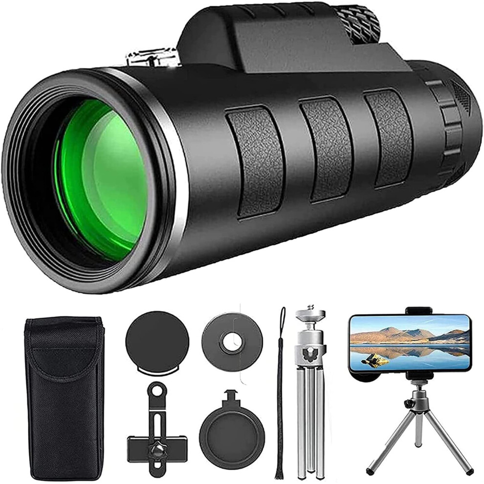 Concert Camping Telescope For Adults - 12X50 Monocular Telescope - Fmc / Bak4 Prism 940534678538