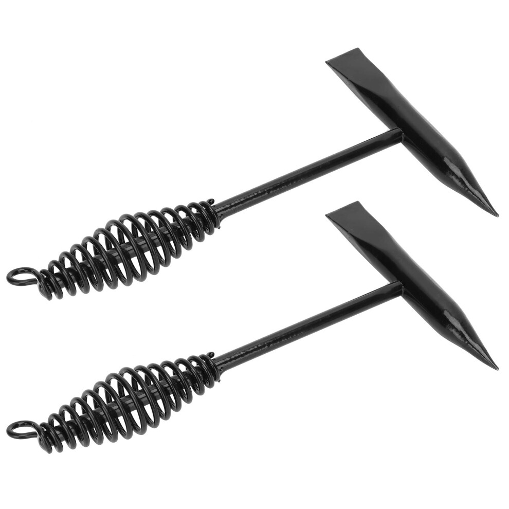 2Pcs Spring Handle Weld Hammer 250Mm Stainless Steel Welders Chipping Hammer Spatter Removal Tool 820064777058