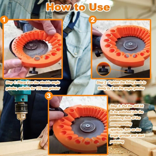 Drill Bit Sharpener for All Bits  Old Power Drill Sharpener, Professional 2 to 13 mm Drill Bits 1