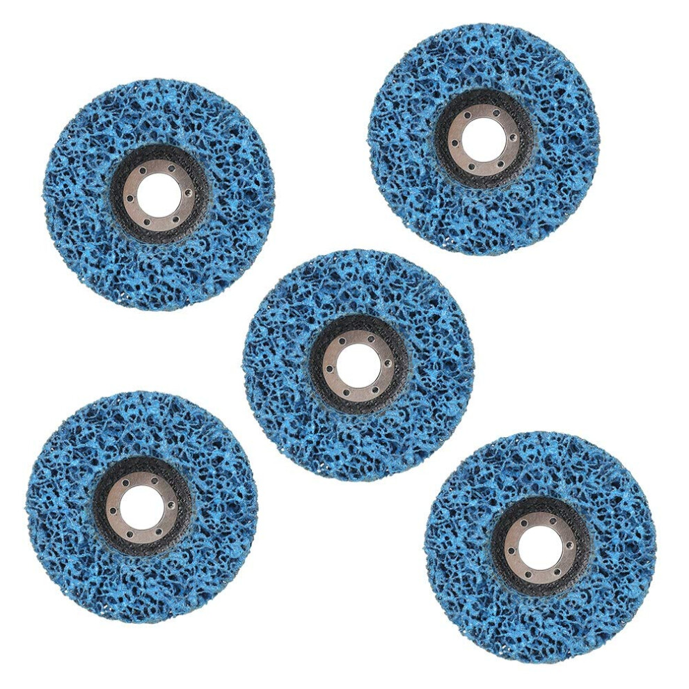 Rust Removal Grinding Wheel, 5Pcs Poly Strip Abrasive Disc Rust Paint Remover For Angle Grinder 820064777591