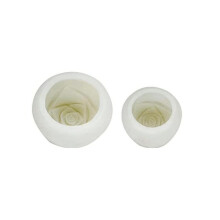 2 Pcs Bloom Flower S Silic Mold, Chocolate Cake C Pastry Dessert Sili