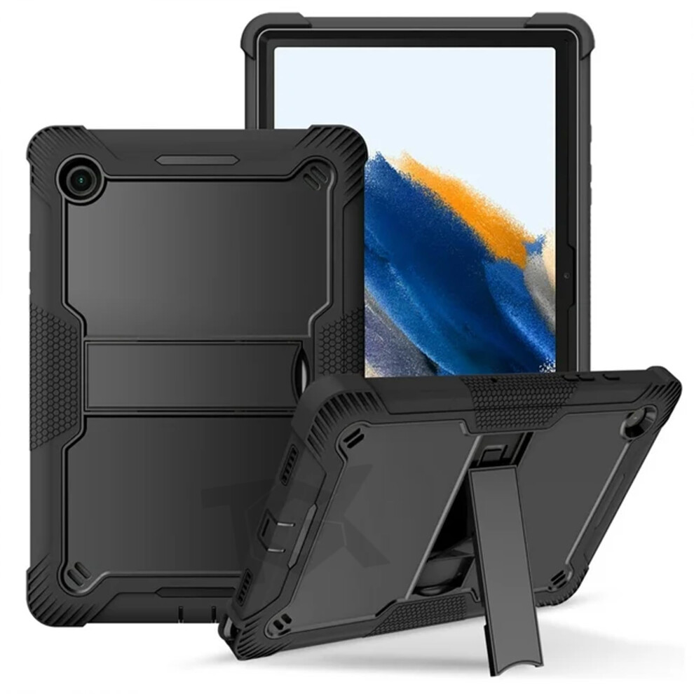 Slim Protection Kickstand Hybrid Case Cover For Samsung Galaxy Tab A8 10.5 Inch Black 820064777683