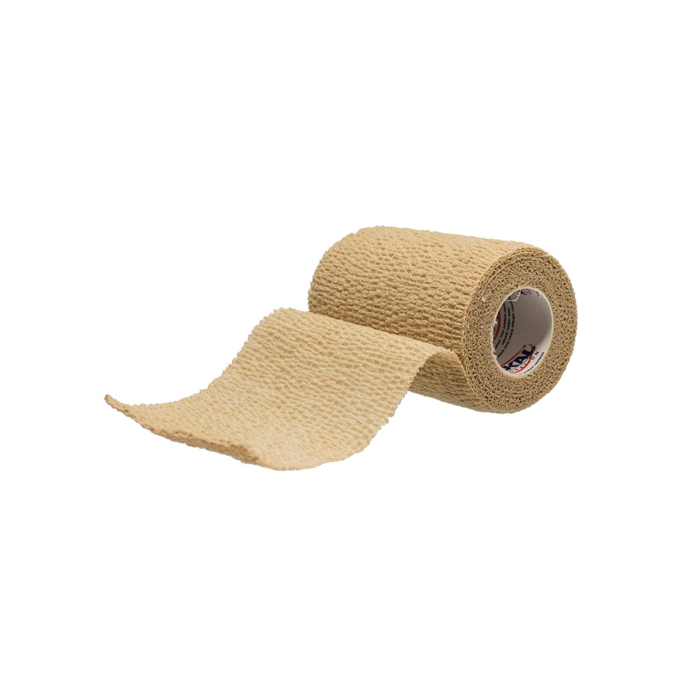 Blue Bandage, Cohesive, 4X5 Yds, Latex Free (Lf) Non-Sterile, 1 Rl/Pk, 18 Pk/Bx (6/Cs, 27 Cs/Plt)