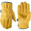 Men's SlipOn HydraHyde Full Leather Work Gloves  WaterResistant  Medium (1168M), Saddletan 1