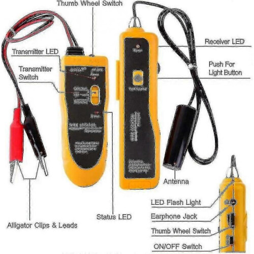 Nf-816 Underground Cable Wire Locator with Earphones 2