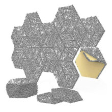 20 Pack Self-adhesive Acoustic Panels, Hexagon Pattern Sound Proof Foam Panels,sound Panels , Studi