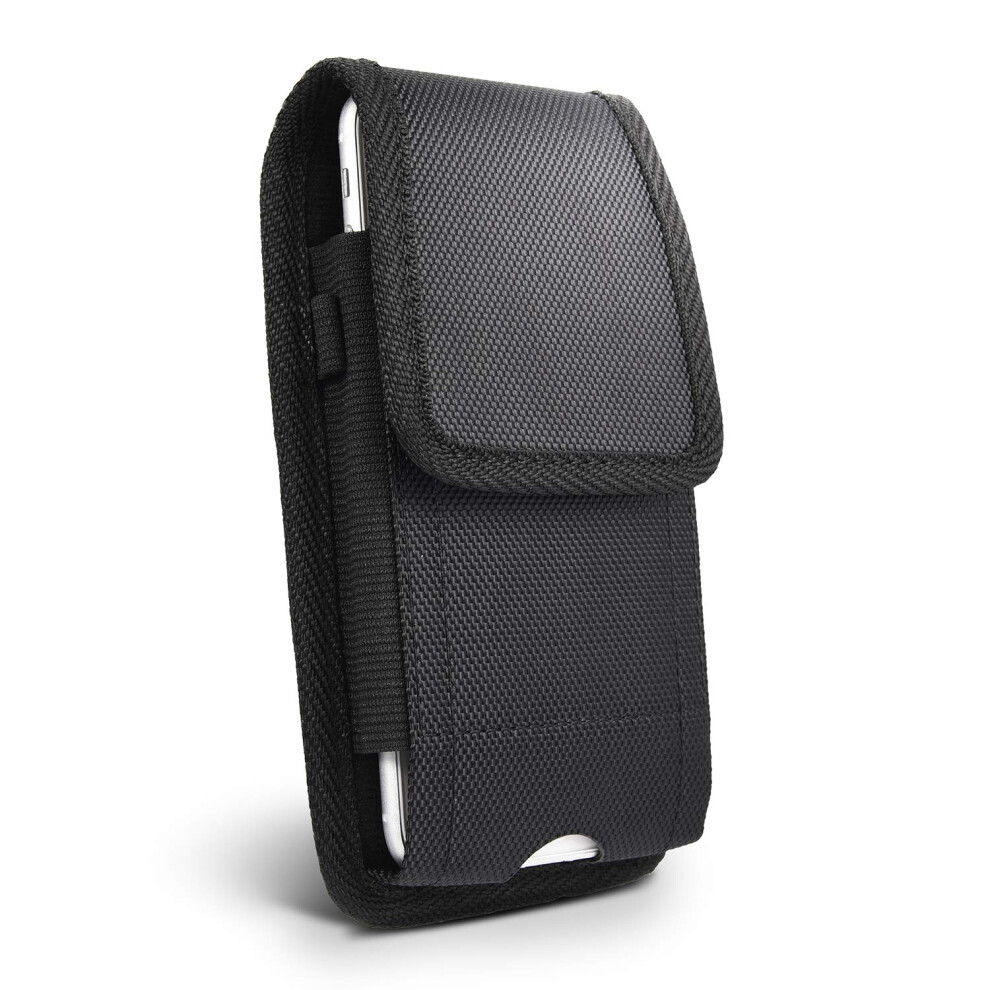 Belt Holster For Iphone 8 Plus, Premium Nylon Vertical Pouch Case With Belt Clip 940534680784