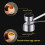 Egg Cup Set, Stainless Steel Egg Cup Holder with Double Sided Egg Lid Opener 8