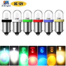 (Warm White) 10pcs 12v 53 57 T11 T4w Ba9s T4w 1895 Gauge Dashboard Map Lamp Interior Dome Door Signal Light Bulb Instrument Cluster Lights