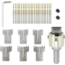 30 Pcs Ring Drill Bit Set, 16-21 Mm Blades Wood Ring Drill Bit Wooden Ring Maker Steel Wood Bead Dr