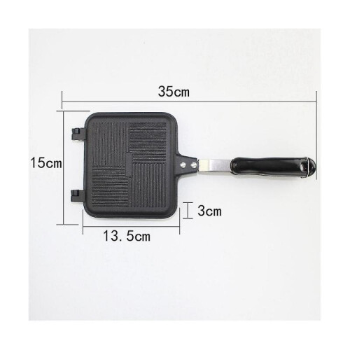Wich Ba Pan, Toast Bread, Double-sided Non-stick Coating Frying Pan, -functal Openi 1