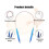 Circular Knitting Needles Set with Case- Aluminum Knitting Needle for Handmade Diy Knitting with Kn 4