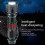 Super Bright 90000lm Led Tactical Flashlight with Rechargeable Battery Zoomable 4