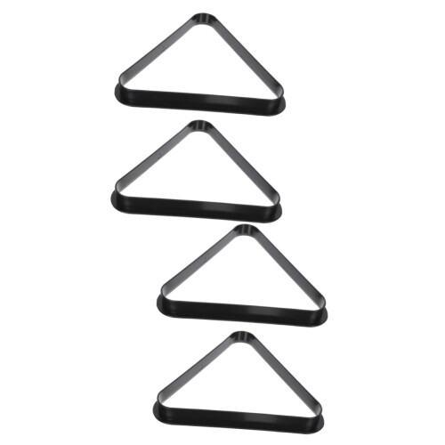 2sets Pool Ball Racks Billiard Cue Ball Stand Triangle Shaped Rack Storage Accessory 2pcs2