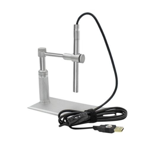 Microscope Accessories Kit 500X 8 LED Digital Microscope Stand Microscope Slides