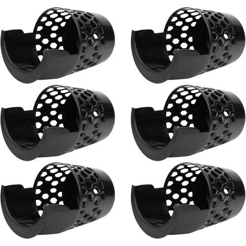 6Pcs Billiard Ball Storage Pockets, Plastic Pool Table Web Baskets, Drop Net Bag Accessory 1