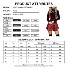 (XL) Plaid Mini Skirt Womens Christmas High Waist Kawaii Red Black Plaid Suspender Skirt Strap Skirt