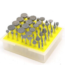 Ays 50 Pcs Diamond Cutting Discs Mini Wheel Saw Blade 3mm Dremel Rotary Tools for Glass Stone Mandrels Dremel Rotary Tools Acc