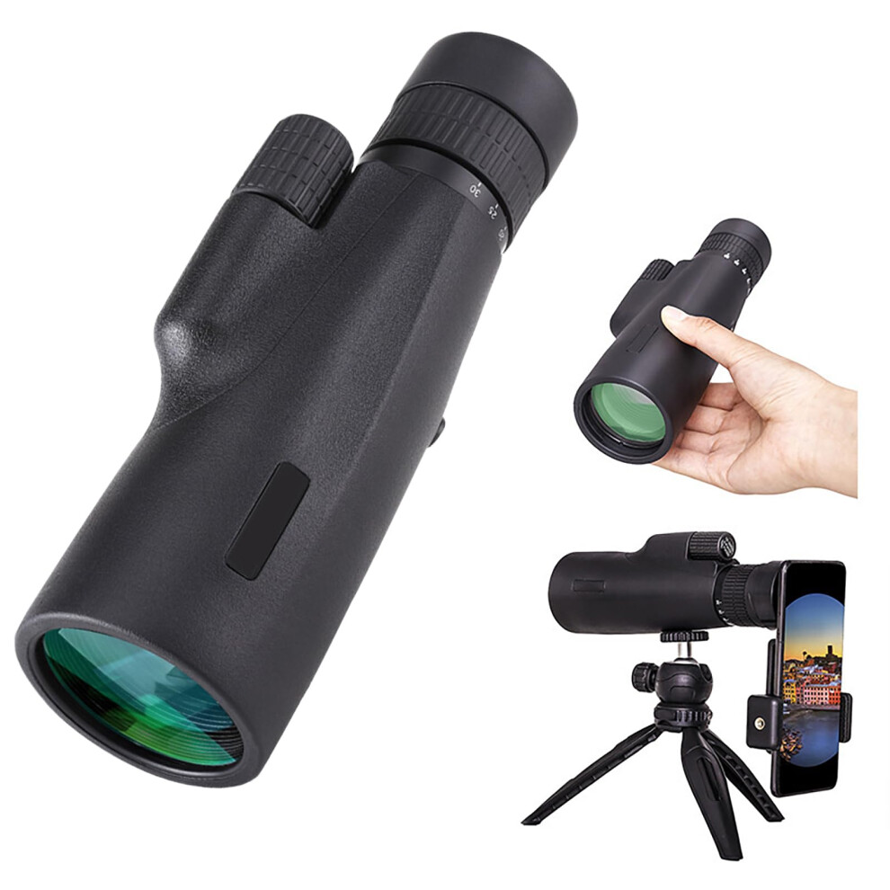 10X30 Monocular Telescope, Monoculars For Adults, High Power Hd Compact Monocular Bak-4 Prism And Fmc Lens, For Bird Watching, Travel Camping, Hiking Light 940534682177