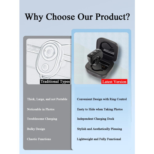 Scrolling Ring, Page Turner of iOS & Android Tablet Ebook Reading, Bluetooth Connected 1