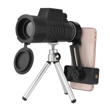 Cell Phone Camera Lens, 50 60mm Clip-On Telephoto Monocular Telescope Optical Glasses Monocular Telephone Camera Lens Compatible with, 98%