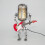 (Red) Vintage Microphone Robot Lamp Night Light Bedroom Bar Desktop Decoration 2
