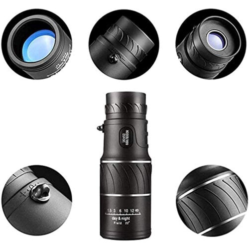 Monocular Telescope Monocular 16X52 Monocular Compact Scope,Bifocal for Adults 2