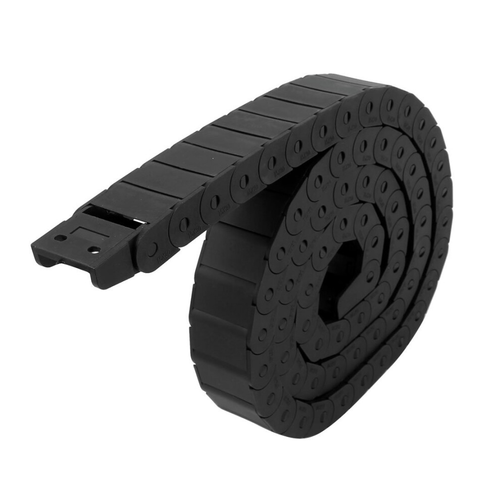 Qtqgoitem Plastic 15Mm X 30Mm Towline Cable Drag Chain Wire Cord Carrier 1.4M Long Black (Model: 5E1 9Fb 4Ad 172 0E2) 820064781758