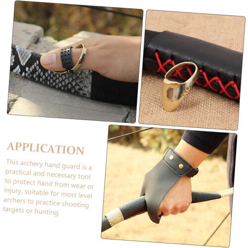 Essentials: Wrench Set Thumb Ring Hand Protector Bow Accessory for Men Women 2