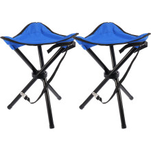 2PCS Folding Camping Stool,Tripod Seat,Folding Camping Chairs,Outdoor Travel