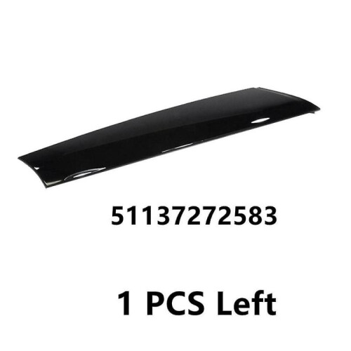 For- Mini R57 R55 R56 07-15 Front Left Windshield Post Trim Bright Black Exterior Molding A Pillar 1