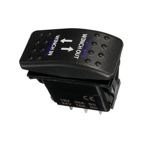 12v 20a Winch In Winch Out On-off-on Er S 7 Pin Led 1