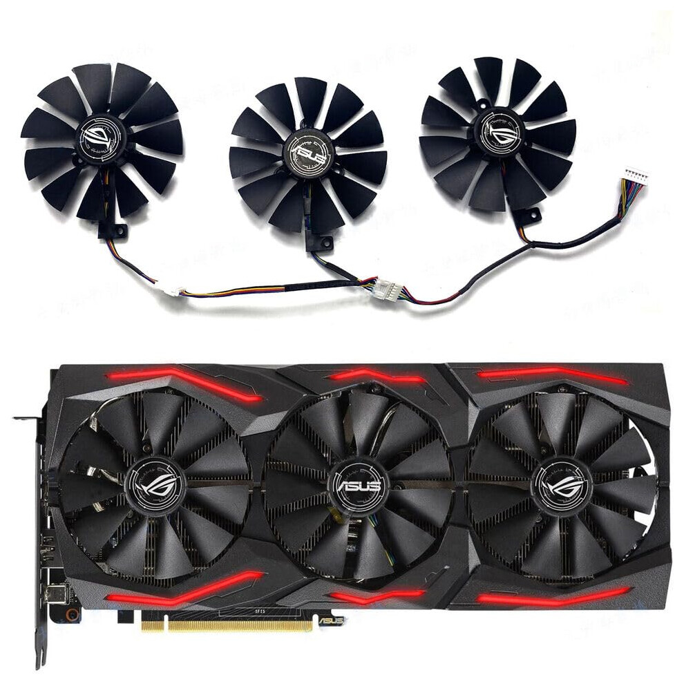 T129215sh/T129215sl Graphics Card Fan Cooling Fan Fit For Asus Rtx2060 2060S 2070 820064782472