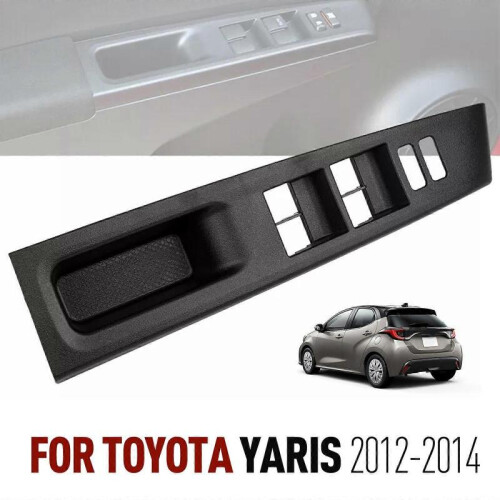 Driver Left Door Window Switch Bezel Trim Panel Cover for Toyota Yaris 2012-20 1