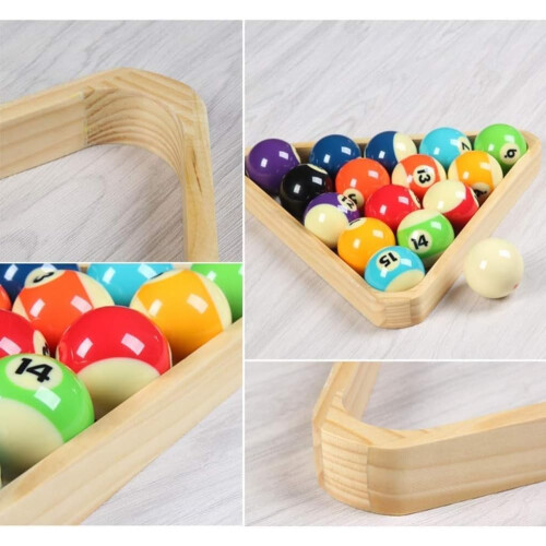 Triangle Ball Rack Solid Wood,Pool Table Trian gle Thick,57. 2Mm,Pool Triangles Strong and Ref：biV 1
