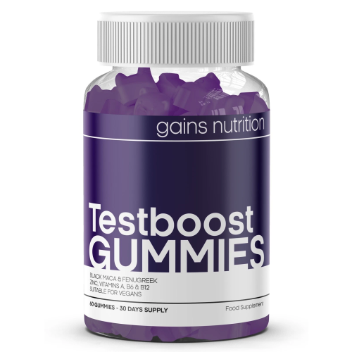 Testosterone Booster Gummies for Men with Maca Root & Fenugreek