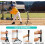 Baseball Tee for Kids,Batting Tee Softball Travel Tee with 2 PCS Replaceable Rubber Top 4