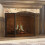 Fireplace Screen 3 Panel with Handles Wrought Iron 51'(L) x31(H) Spark Guard Cover(Sanded Black) 3