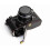 (Black) For Olympus PEN-F Digital Camera Genuine Real Leather Protector Half Case Grip fp 3
