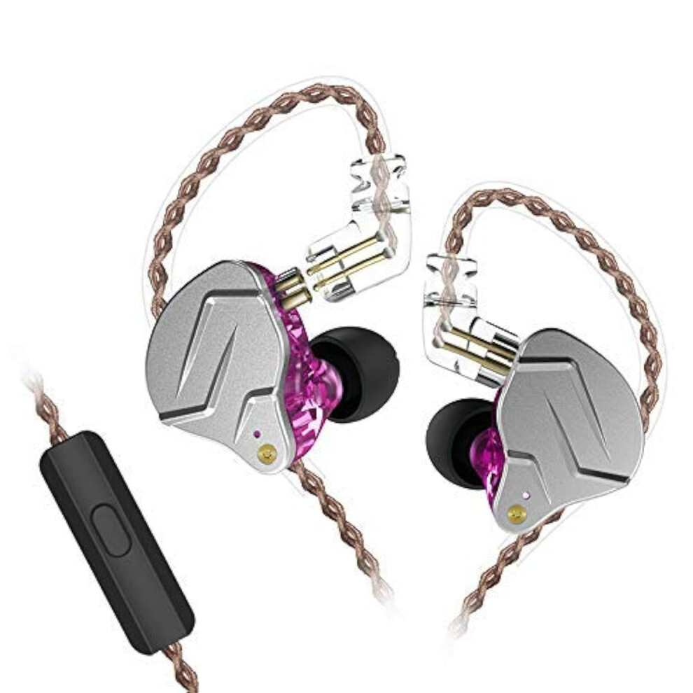 Kz Zsn Pro Dual Drivers 1Ba 1Dd In Ear Earphones Hifi Power Bass Earbuds 940534685055