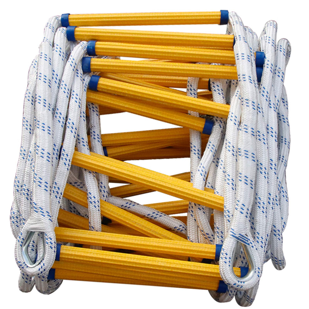 Rope Ladder, Fire Ladder Nylon Rope Ladder, Fire-Proof Escape Ladder, Fire Ladder For Emergencies/30M/98.4Ft 940534685062